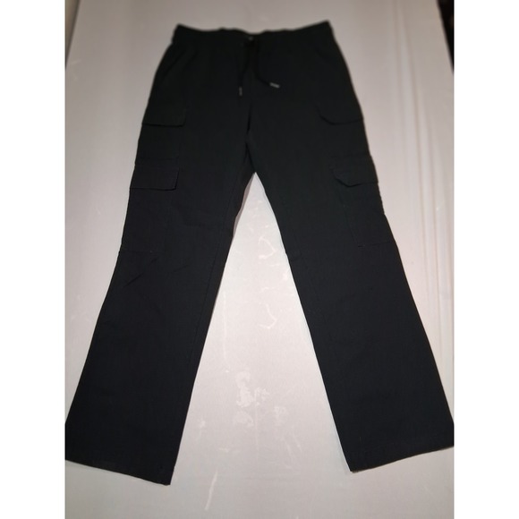 Dogg Supply by Snoop Dogg Mens Black Cargo‎ Pants Drawstring Waist - Picture 1 of 15